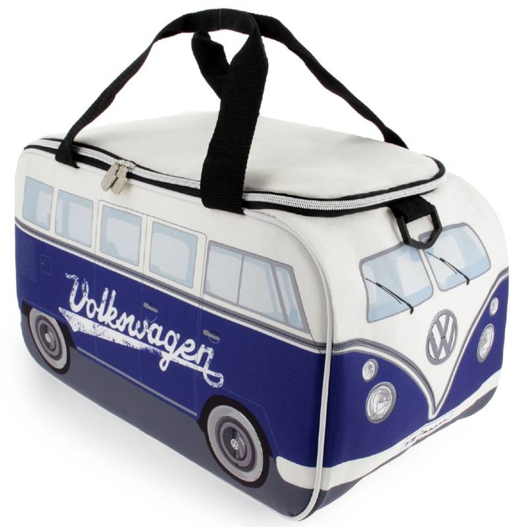 VW T1 Bus Kühltasche 25 Liter Weiss Blau von Brisa