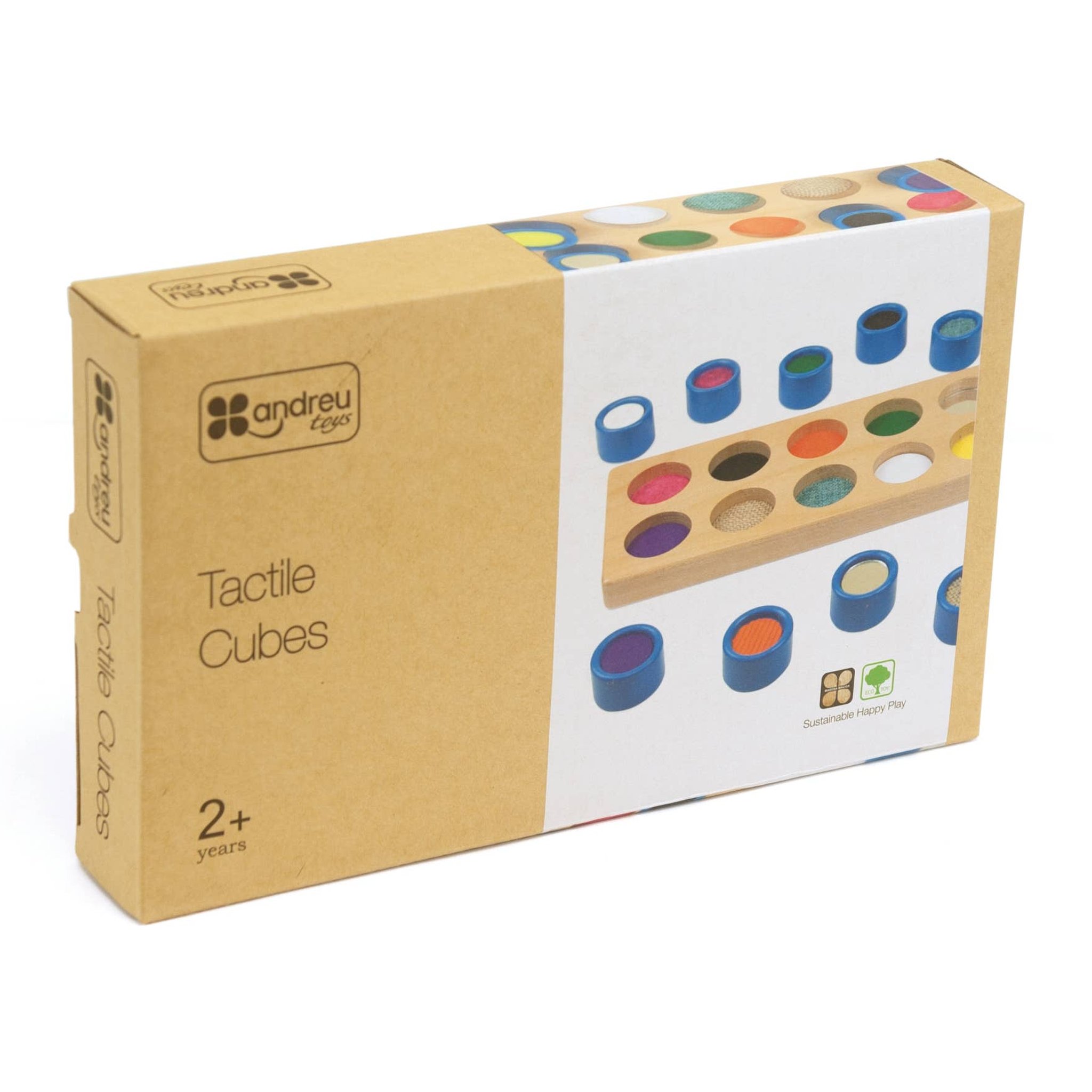 Andreu Toys Tactile Cubes — Spielszene