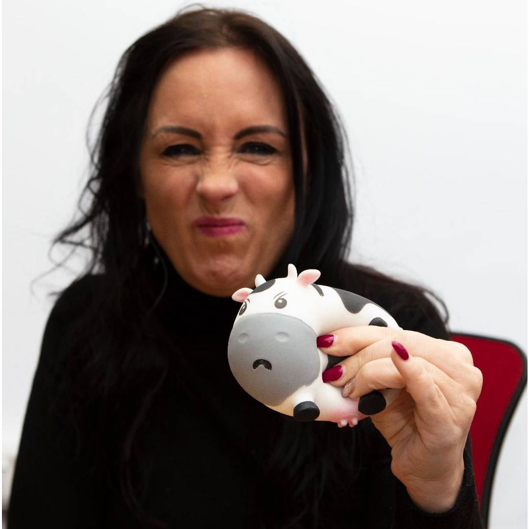 Moody Cow Stress Toy