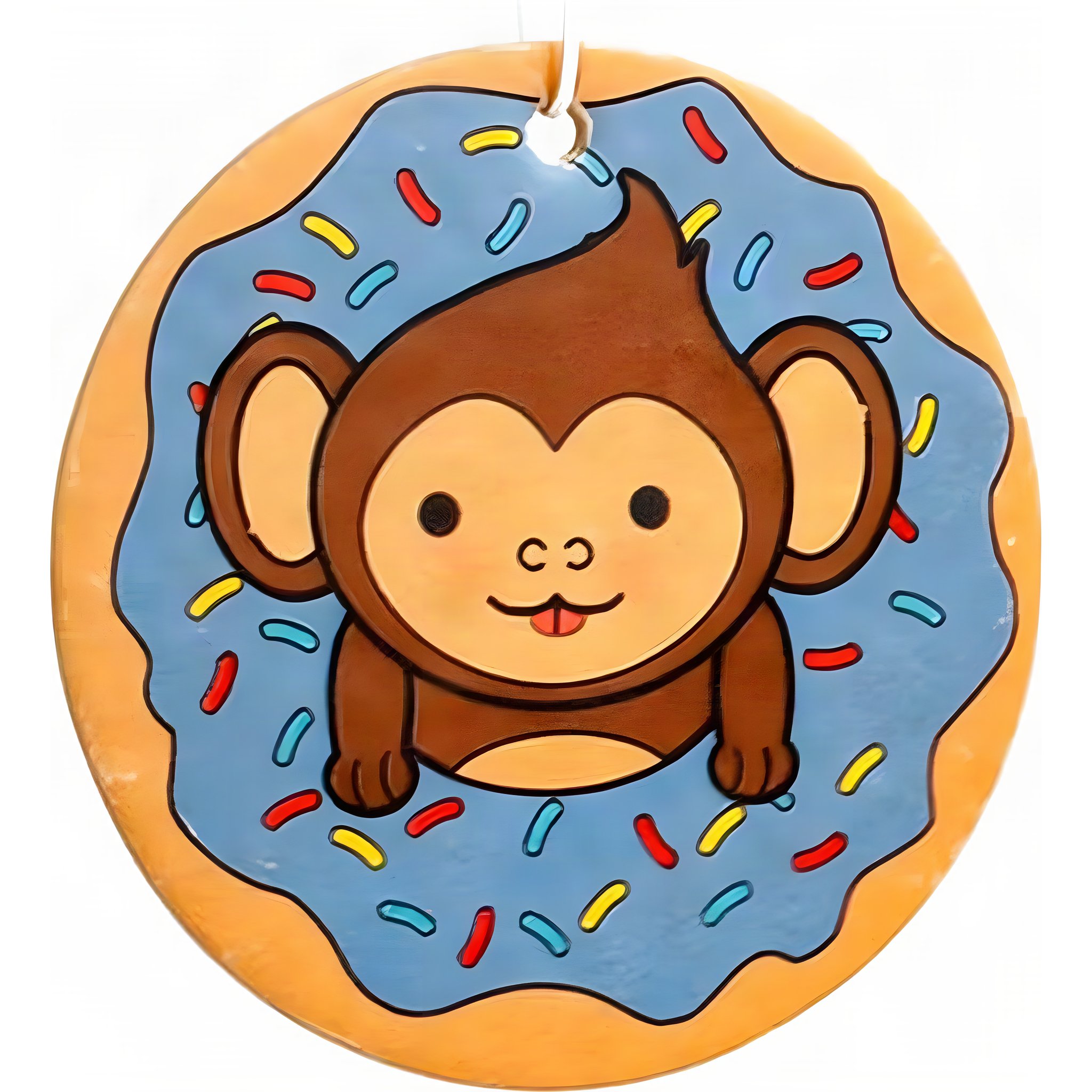 Affe im Donut Lufterfrischer