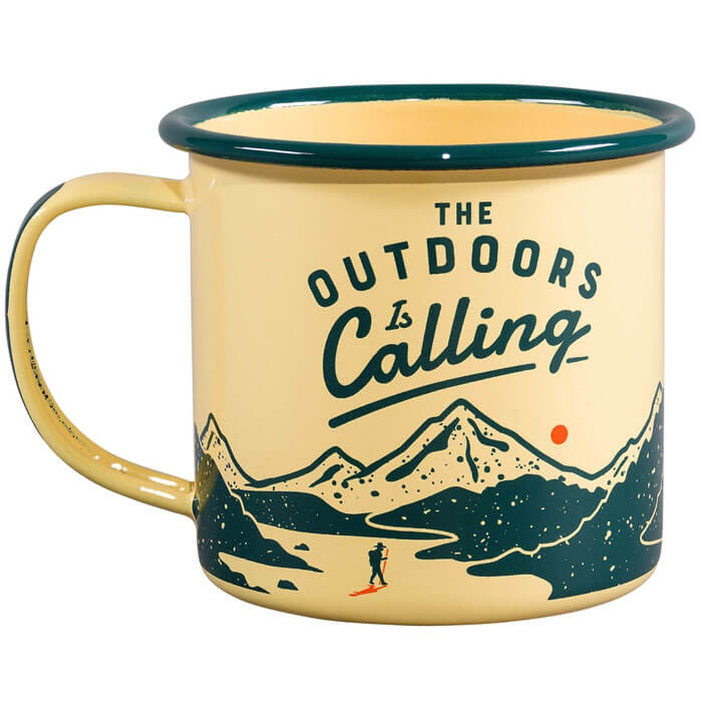 Enamel Mug Outdoors von Wild and Wolf