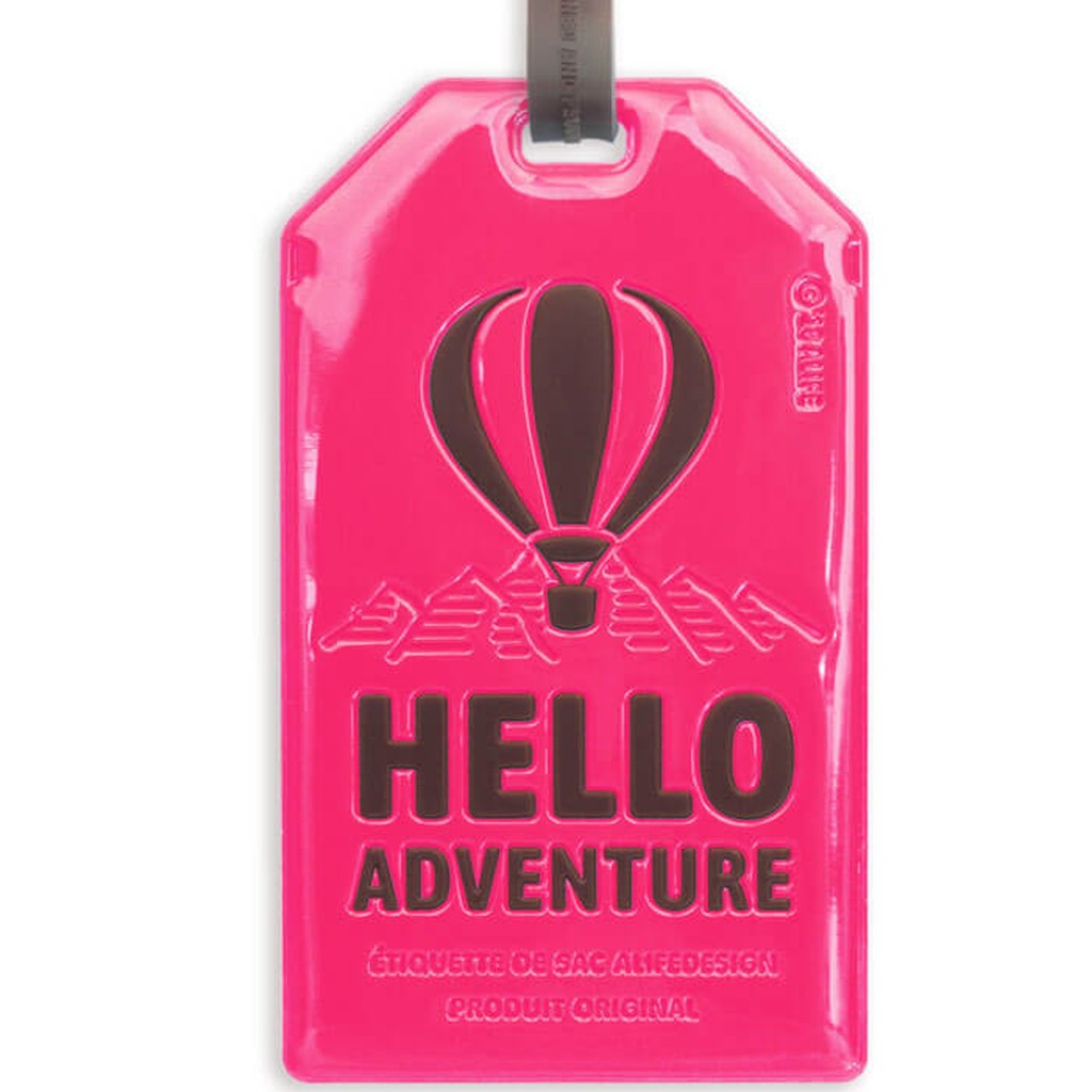Hello Adventure Kofferanhänger HA Luggage Tag von Alife Design