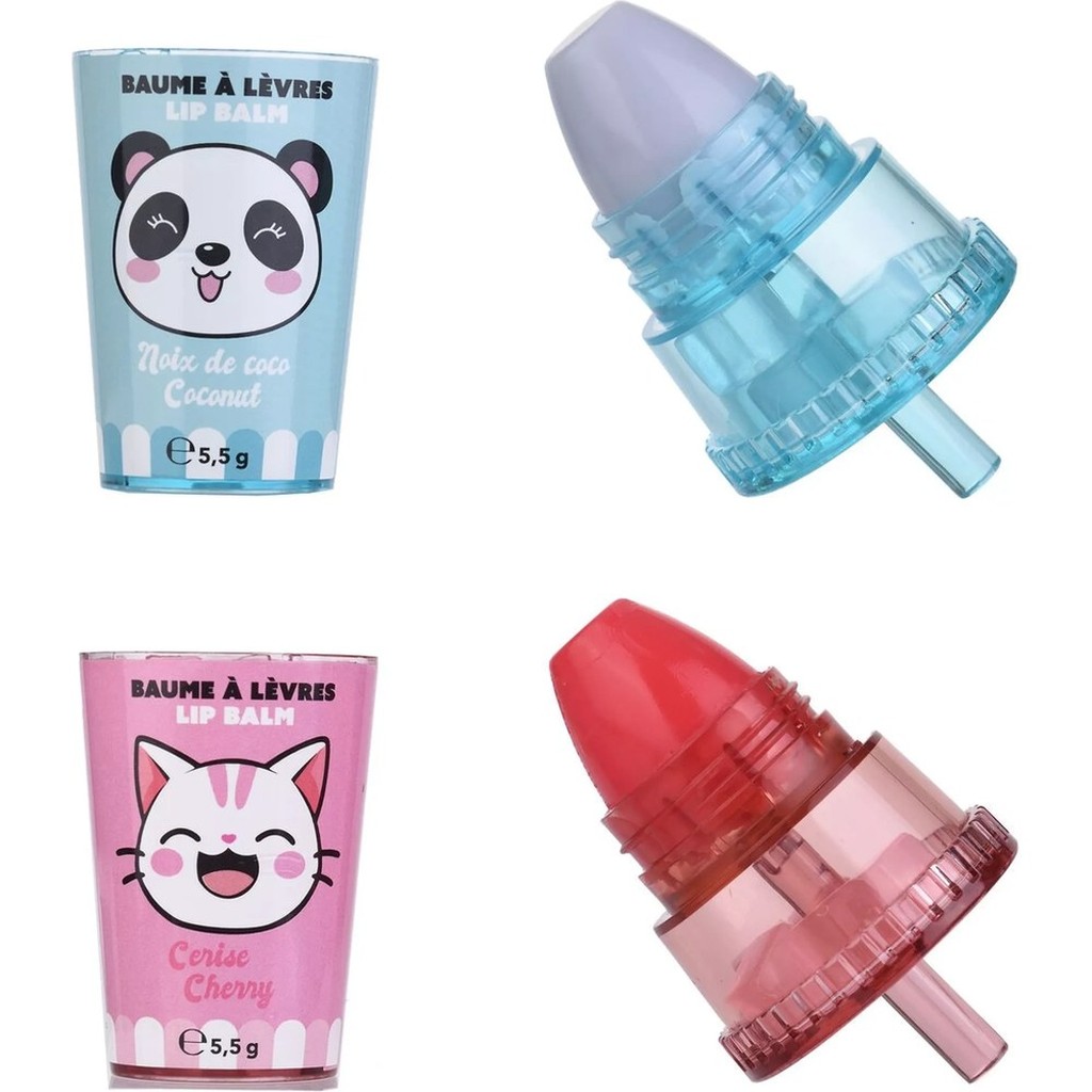 Kawaii Friendly Lippenbalsam-Set