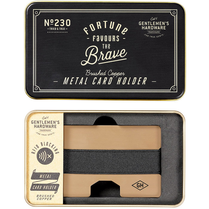 Porte-Cartes de Crédit en Cuivre