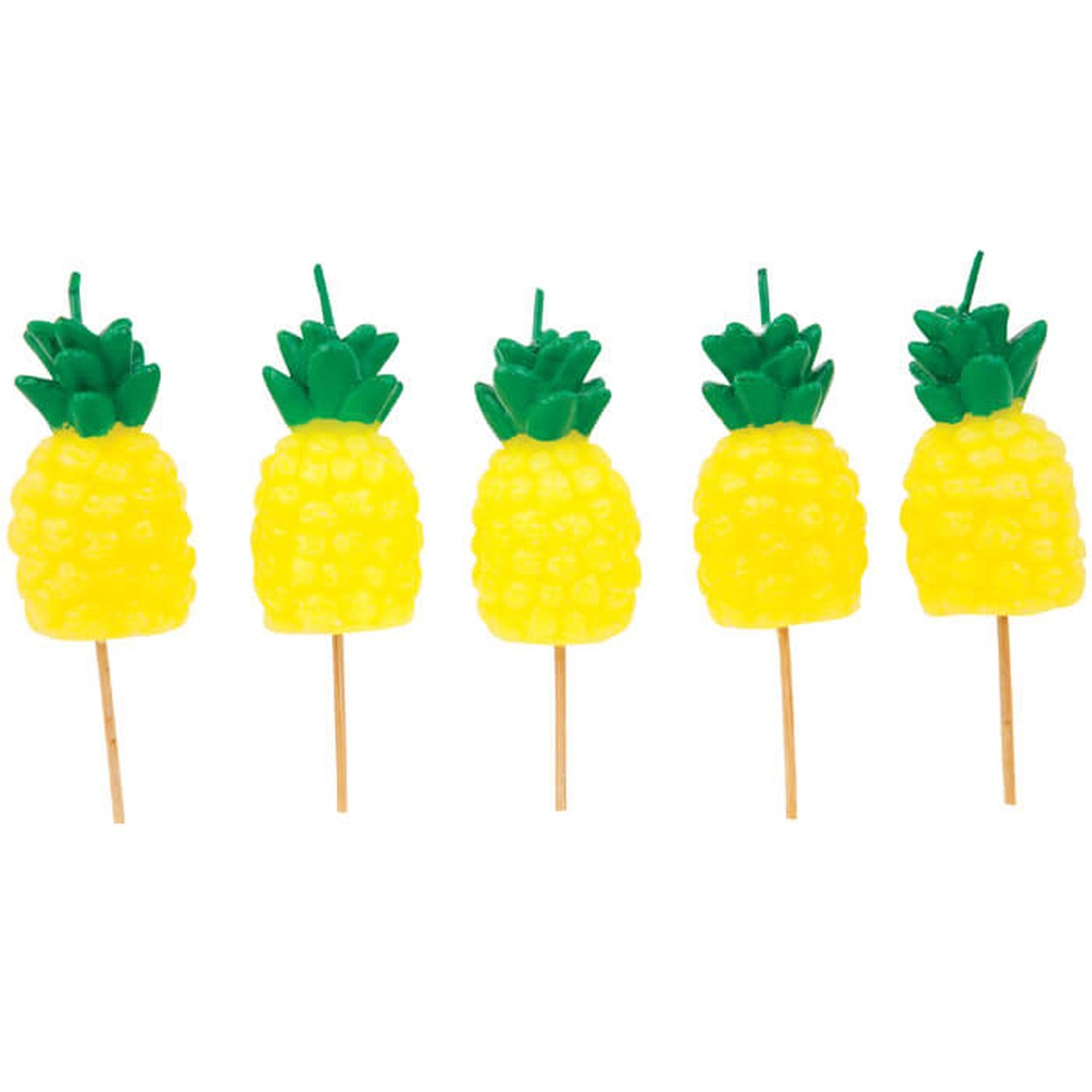 Bougies pour Gâteau Ananas