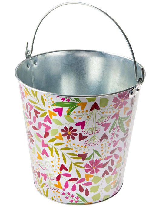 Metal Bucket 12 L Vigar Cubo Floral