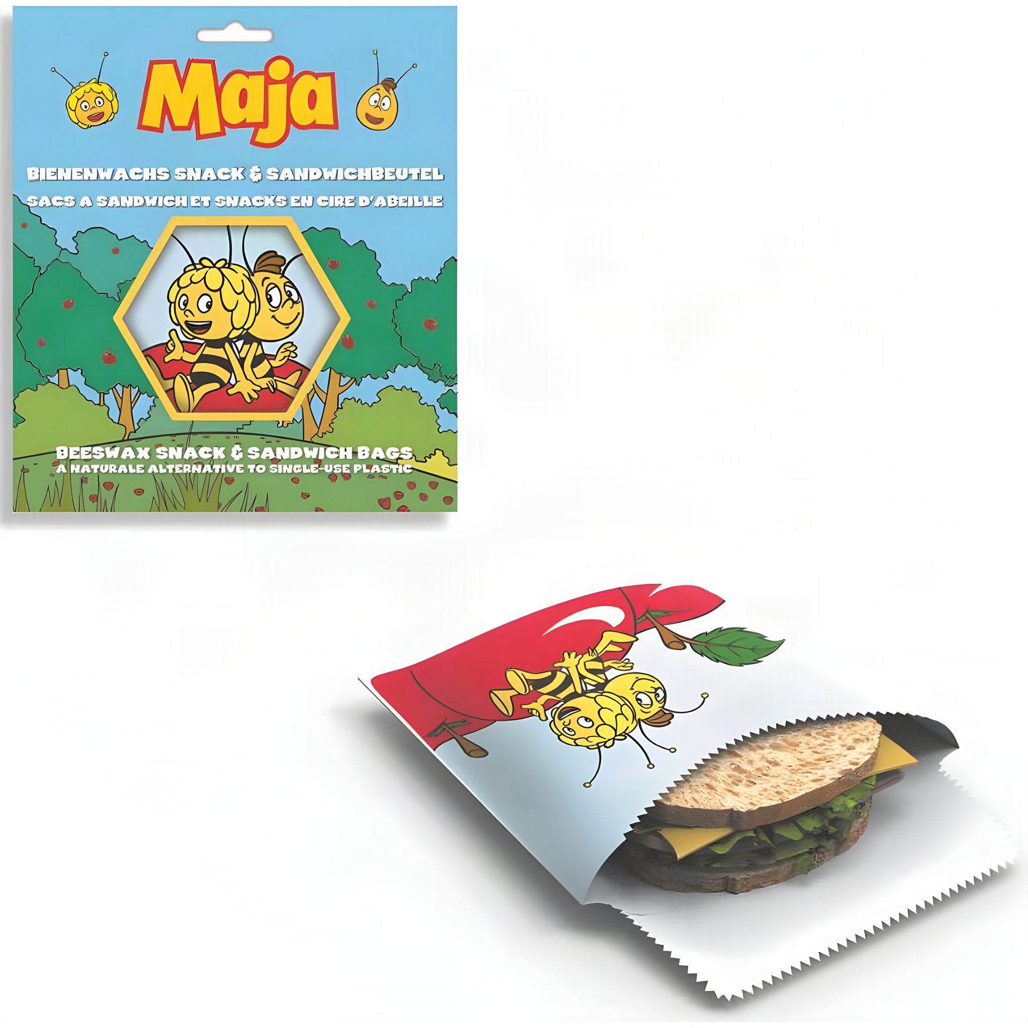 Pochette à Goûter Maya l'Abeille en Beeswax