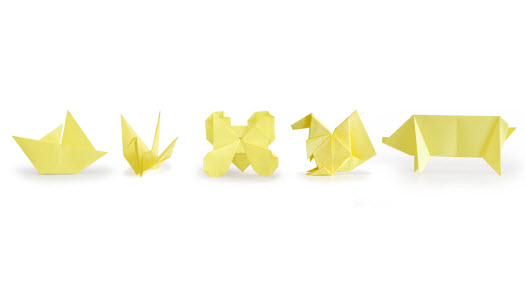 Bloc Notes Autocollantes Origami