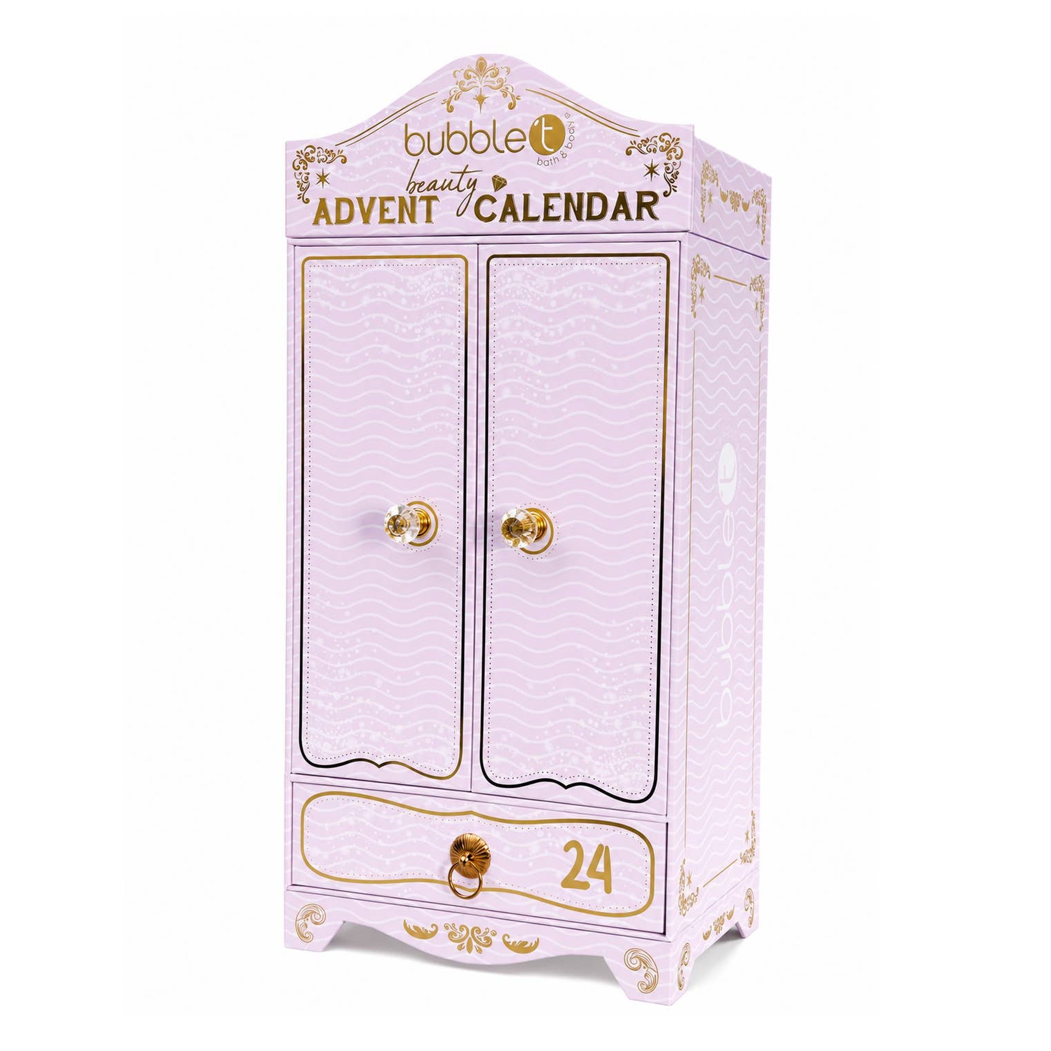 Bubble T Beauty Adventskalender 2026 – Kleiderschrank geschlossen, Vorderseite