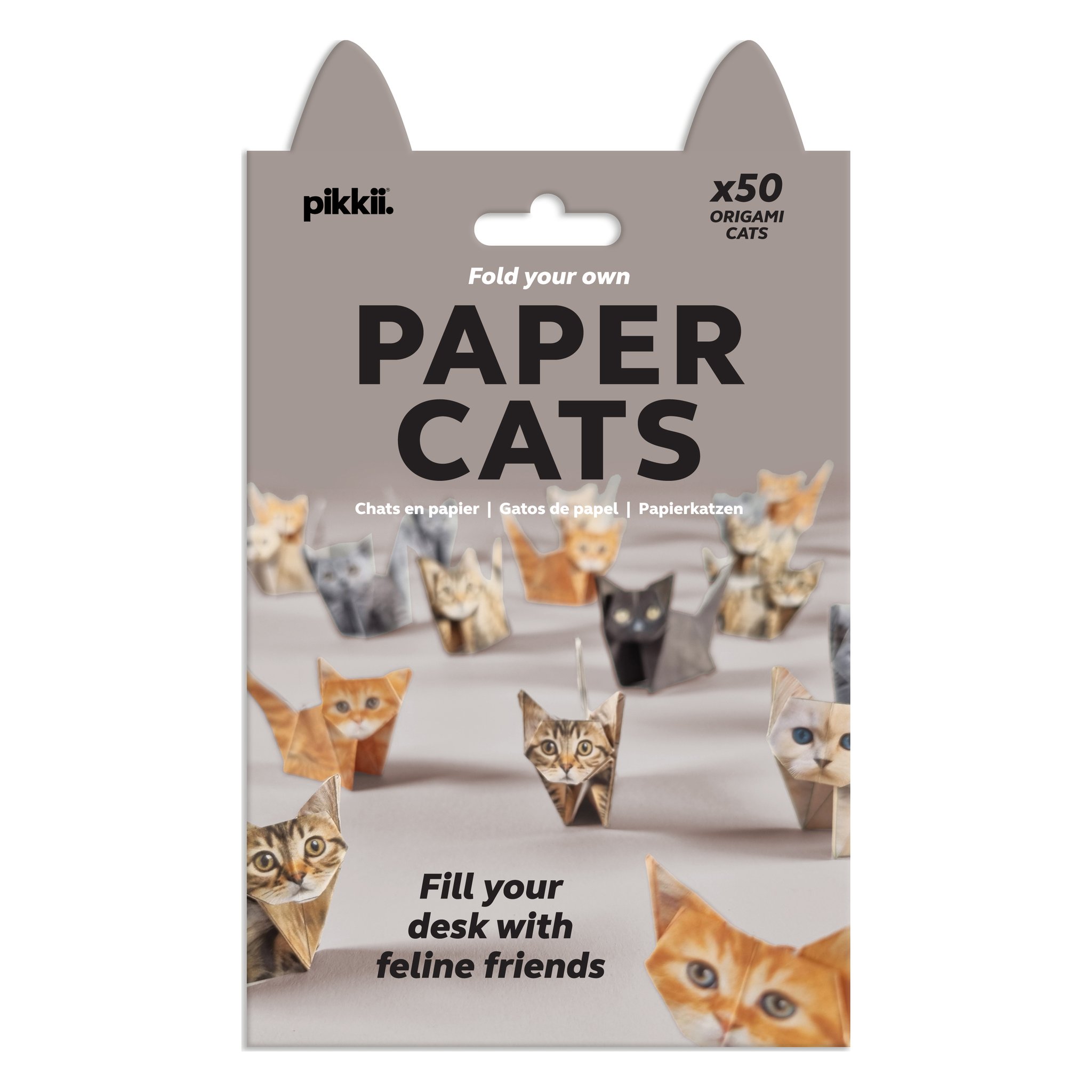 Paper Cats Origami-Set – Verpackung Vorderseite