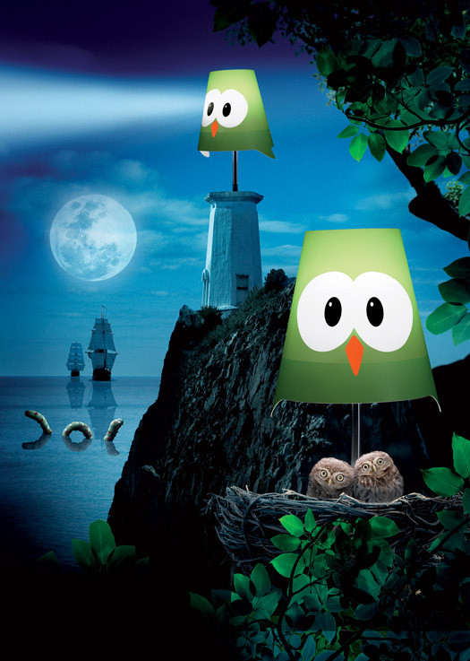 Chouette ! Lampe de Chevet