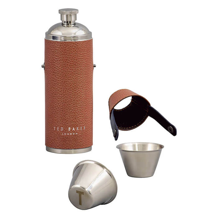 Ted Baker Hip Flask & Shot Cups