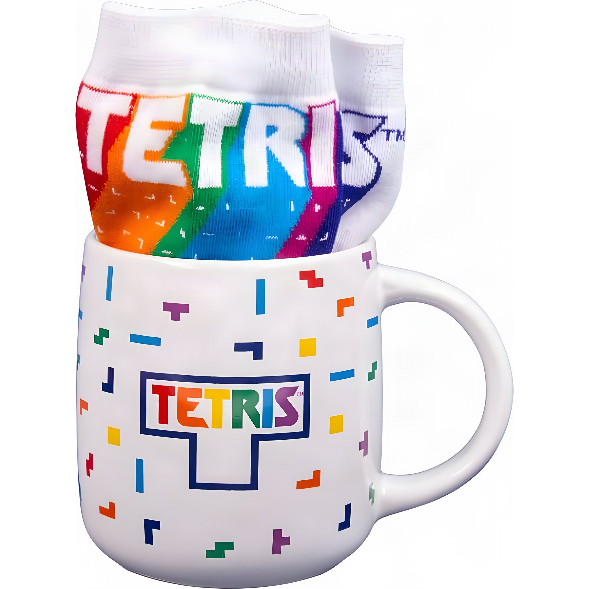 Tetris Mug & Sock Set