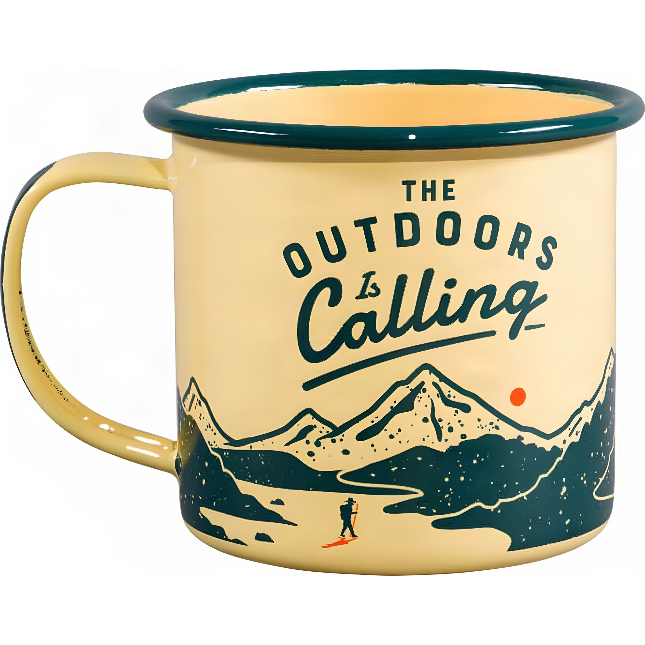 Enamel Mug Outdoors von Wild and Wolf