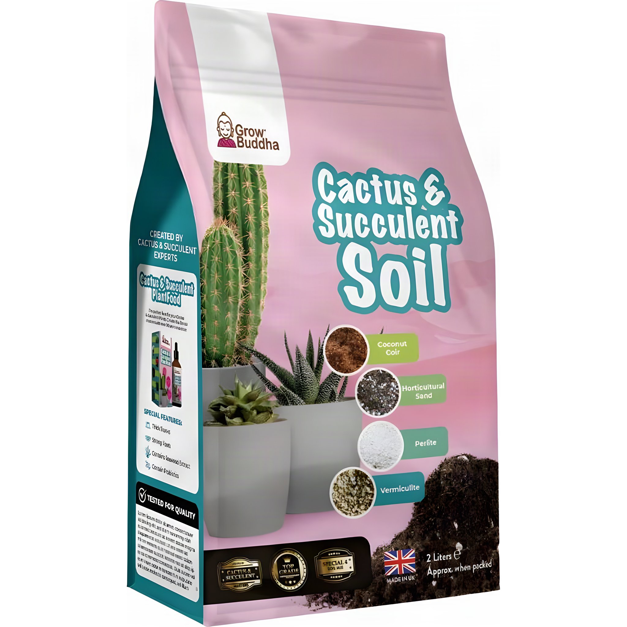 Étonnant terreau pour cactus et plantes succulentes