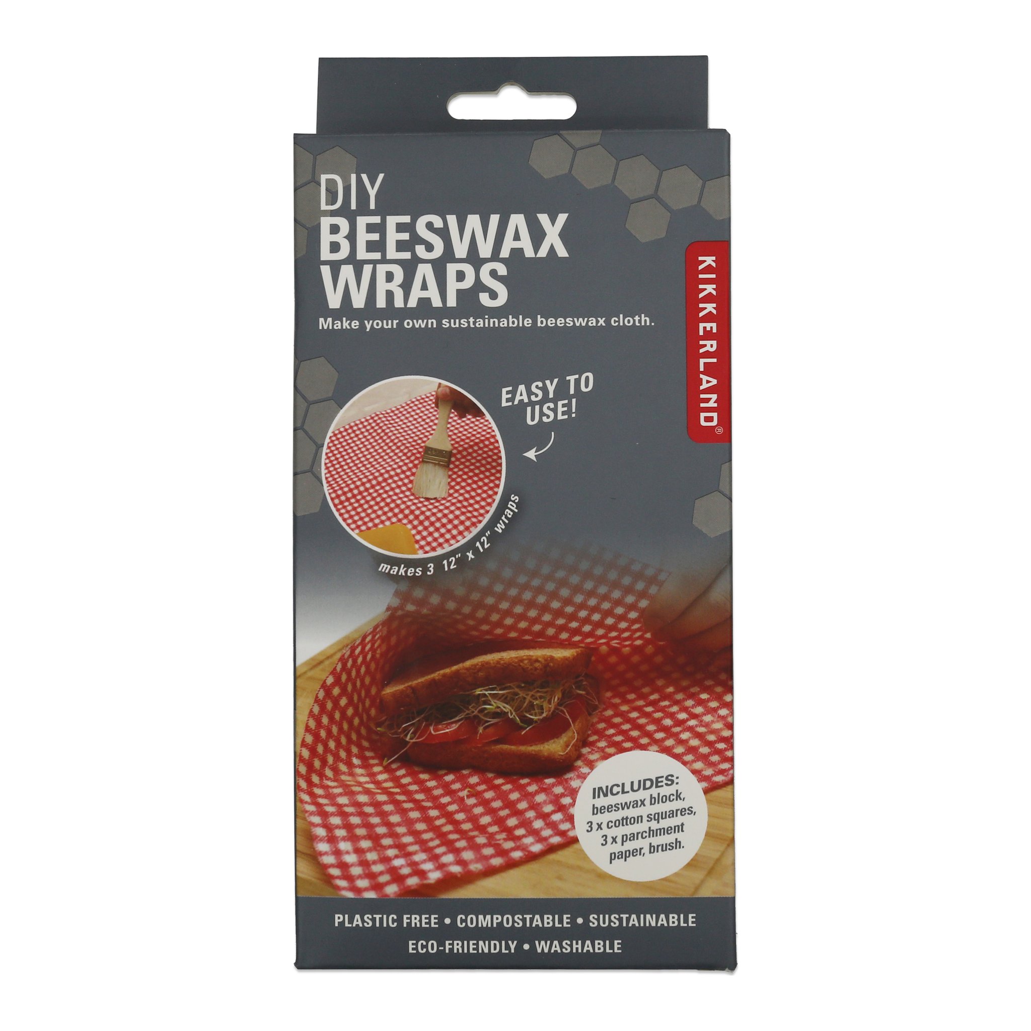 Kit dans l'emballage « DIY Beeswax Wraps » de Kikkerland