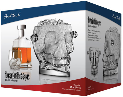 Cestello per il Ghiaccio a forma di Teschio