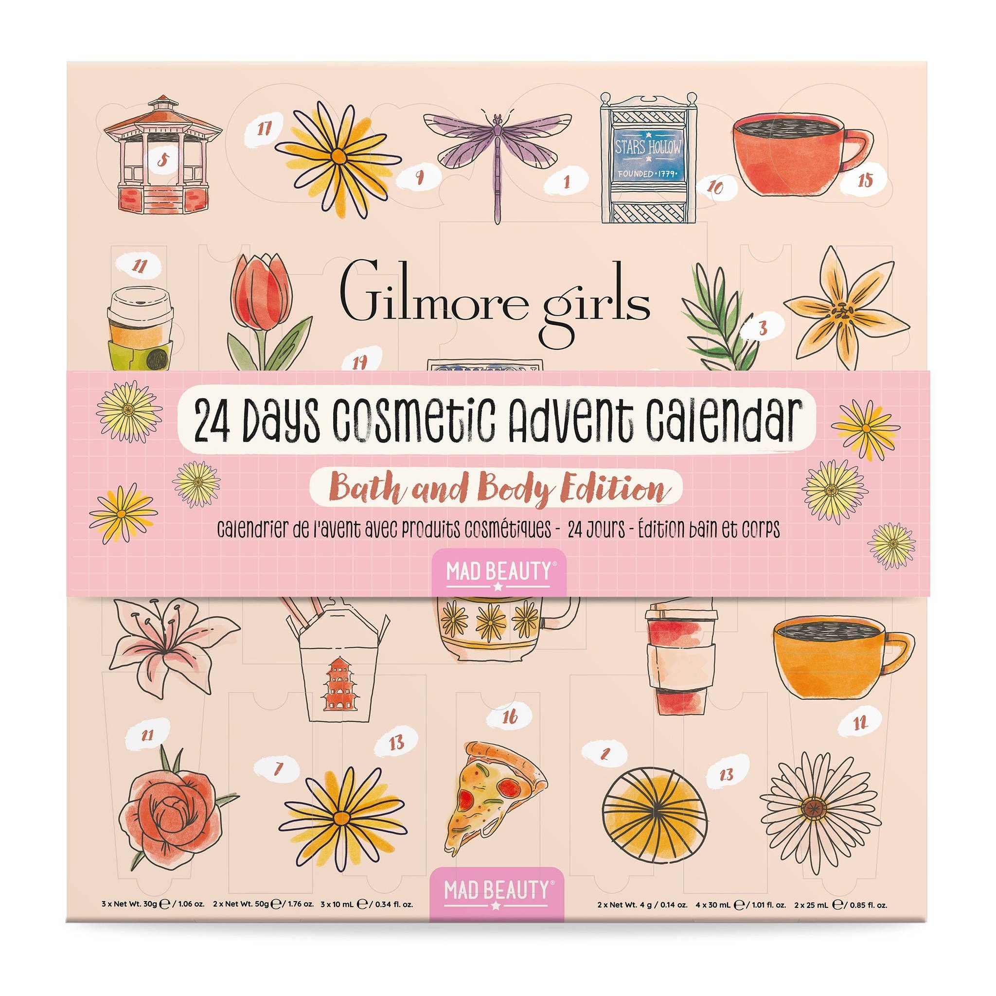 Calendario dell'Avvento Gilmore Girls – scatola del calendario, fronte
