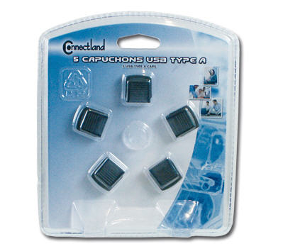 5 Capouchons USB Type A
