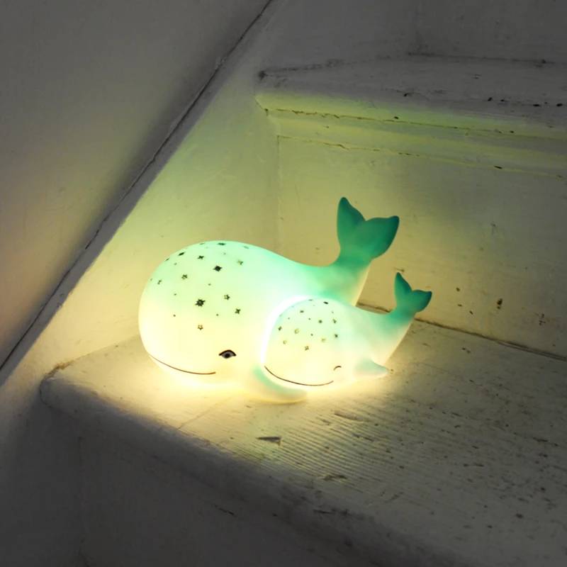 Lampe Mère et Bébé Baleine