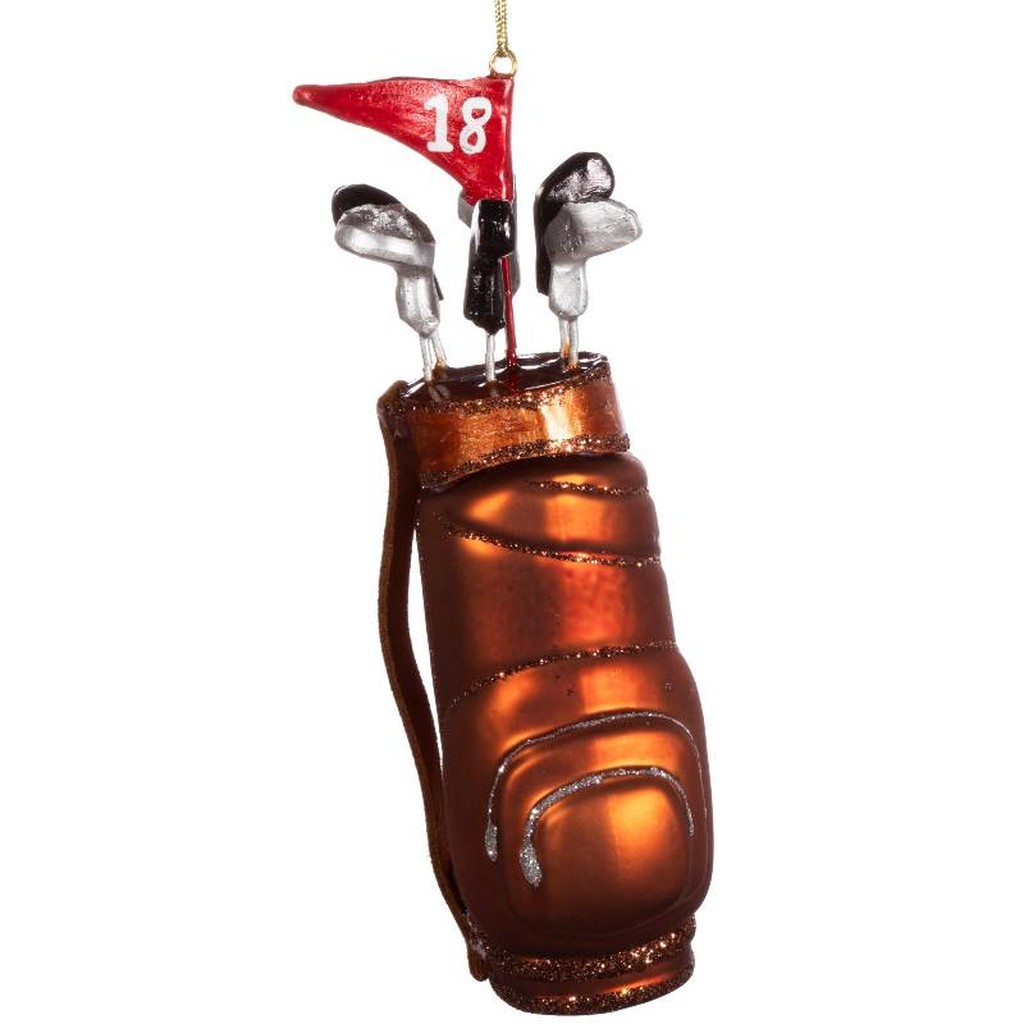 Weihnachtsbaumschmuck Golftasche von Sass and Belle