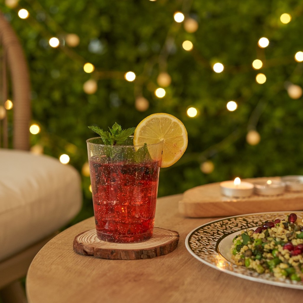 Glitzer Becher-Set Silber