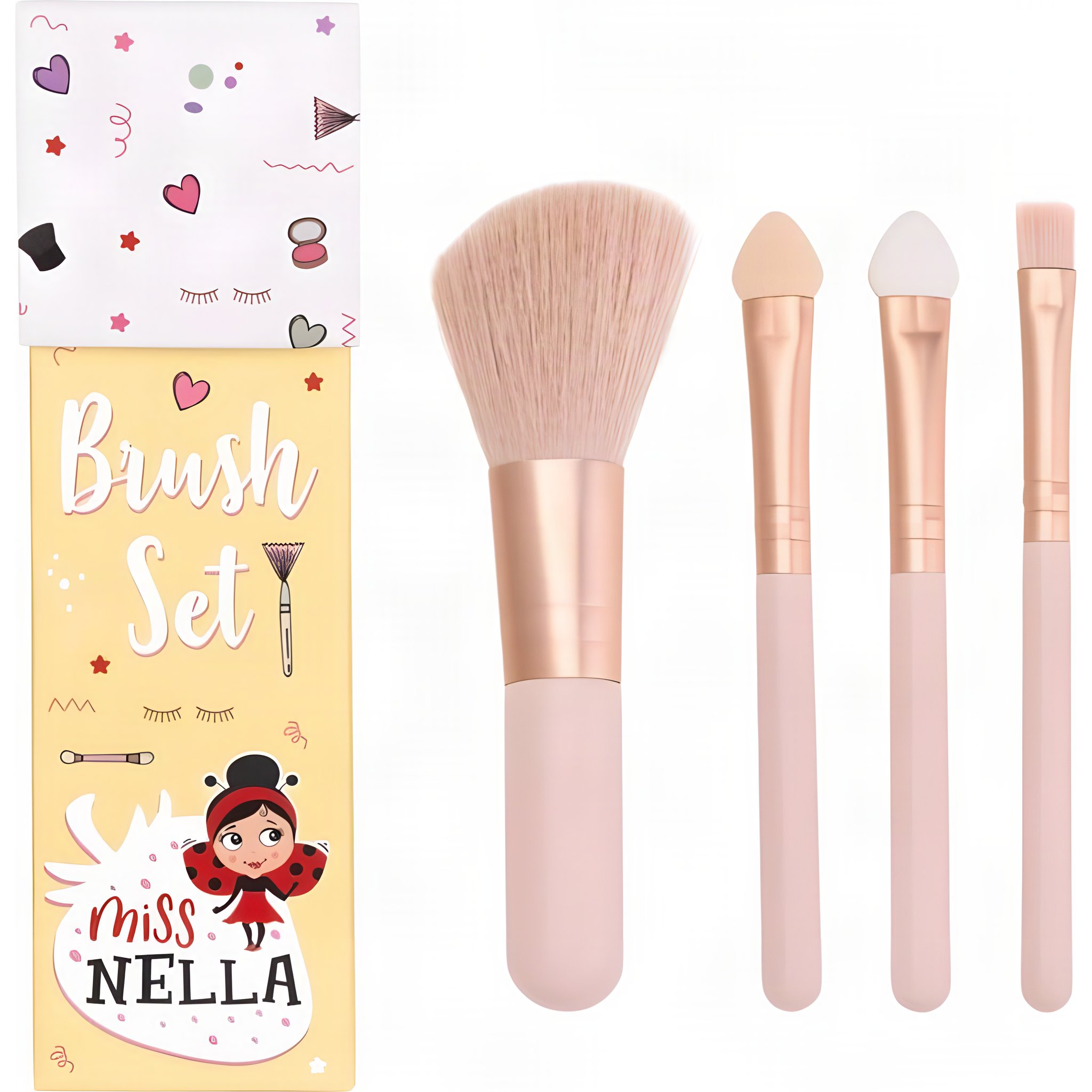 Miss Nella Kinder-Schminkpinsel-Set