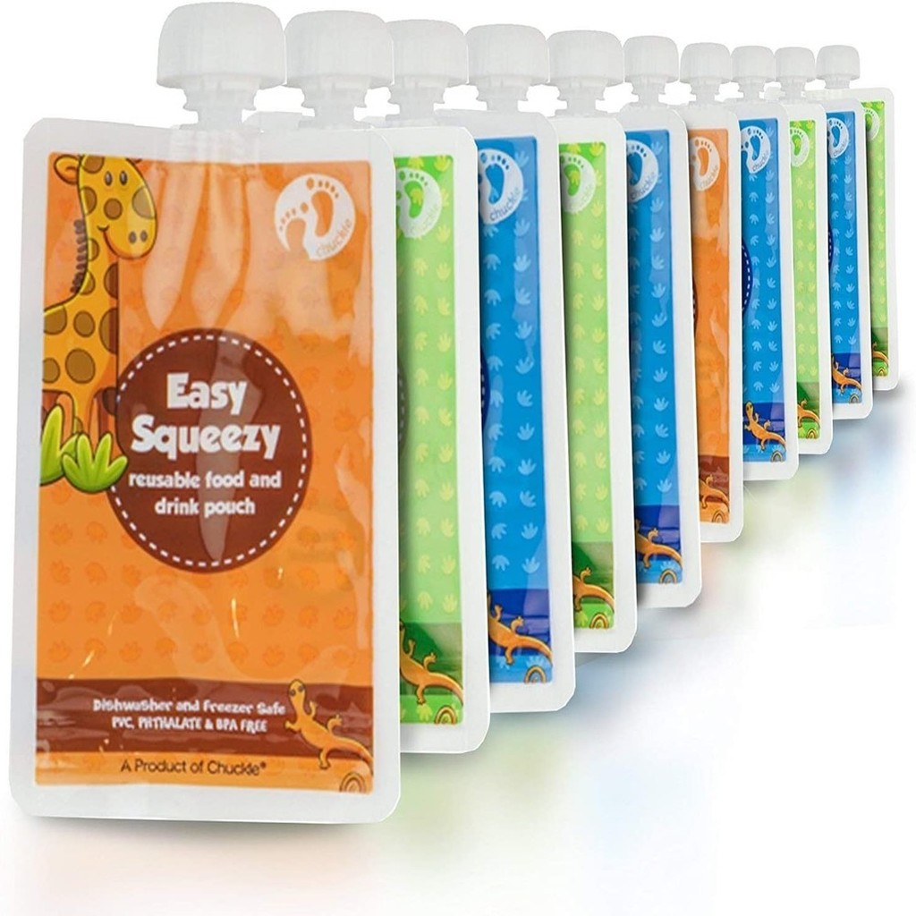 10 Gourdes souples à remplir soi-même