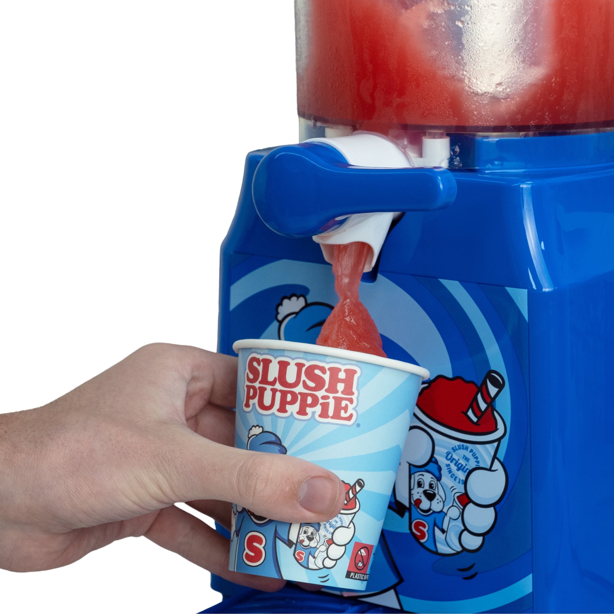 Slush Puppie Maschine freigestellt im Lifestyle-Setting