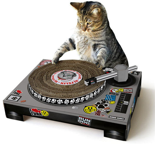 DJ Gratte-Chat, une table de DJ pour faire ses griffes