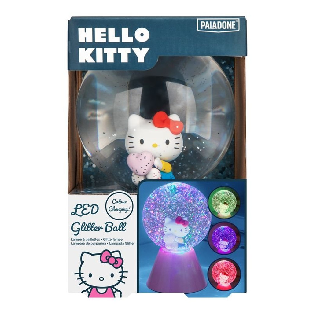 Lampe à paillettes Hello Kitty