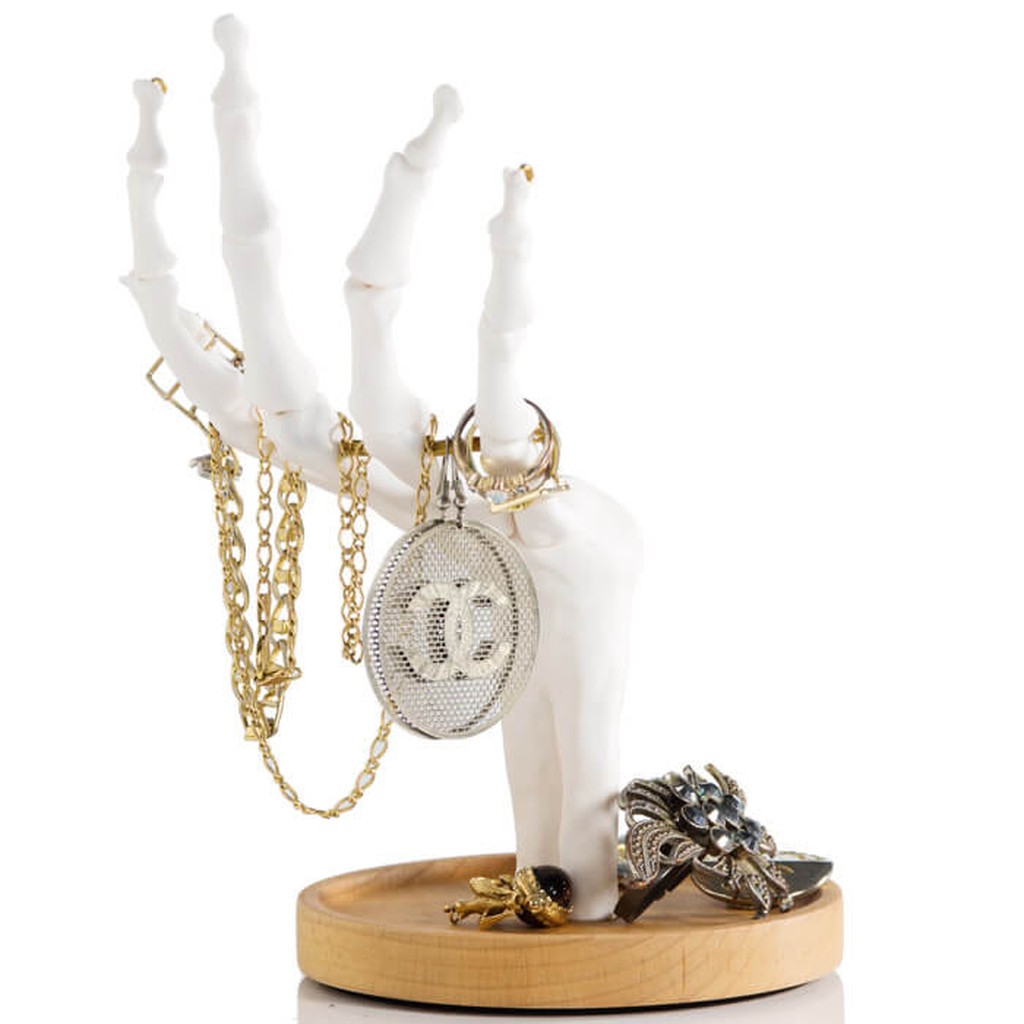 Schmuckhalter Skelett Hand von Suck UK