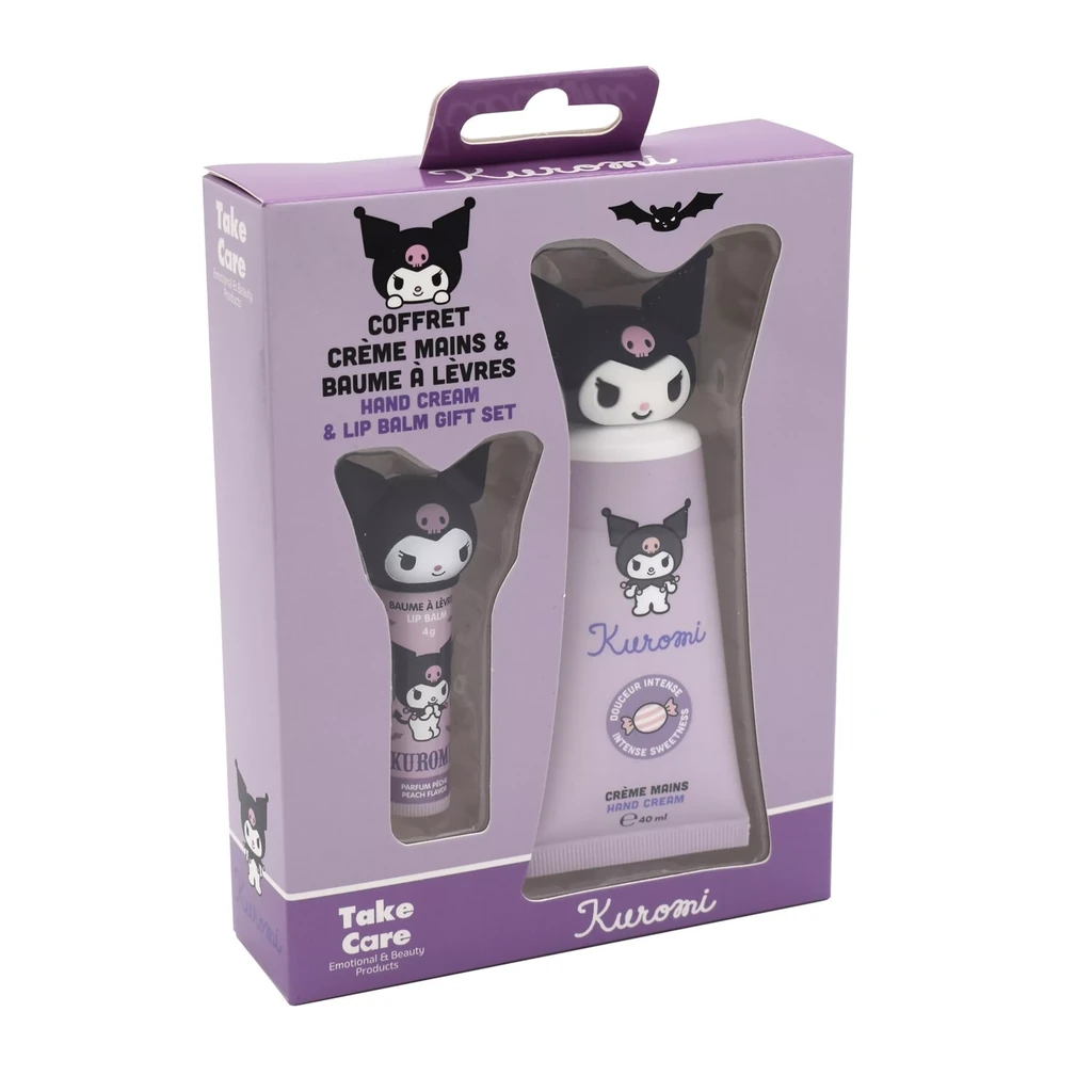 Kuromi Lippenbalsam &amp; Handcreme Set Verpackung