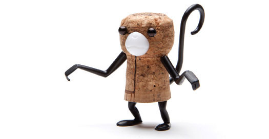 Corkers Affe Weinkorkendeko