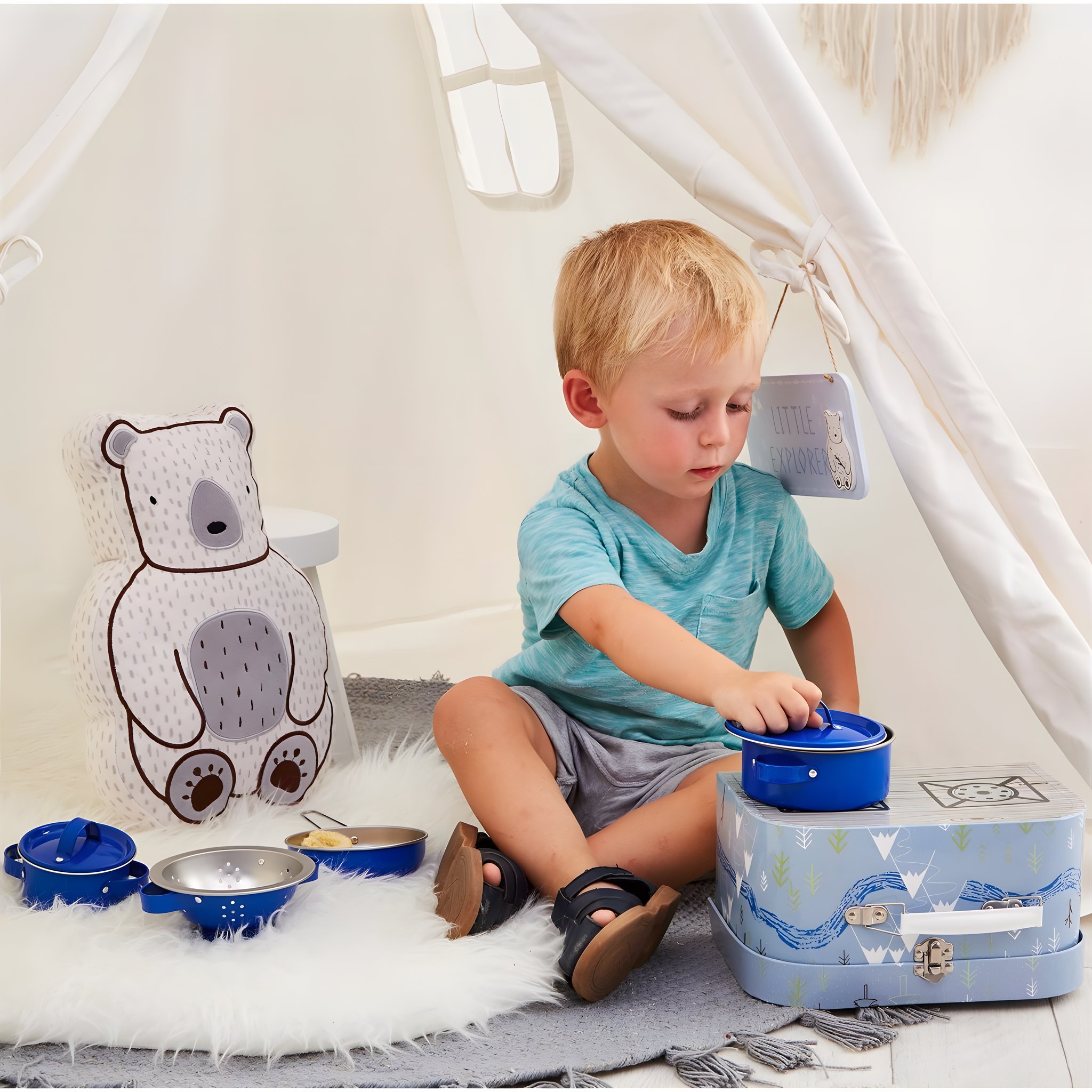 Bear Camp Kochspiel-Set