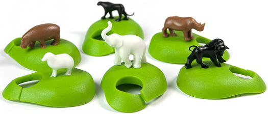 Weinglasmarkierer Tiere