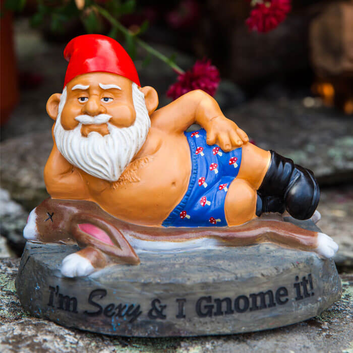 The Hot Stuff Garden Gnome