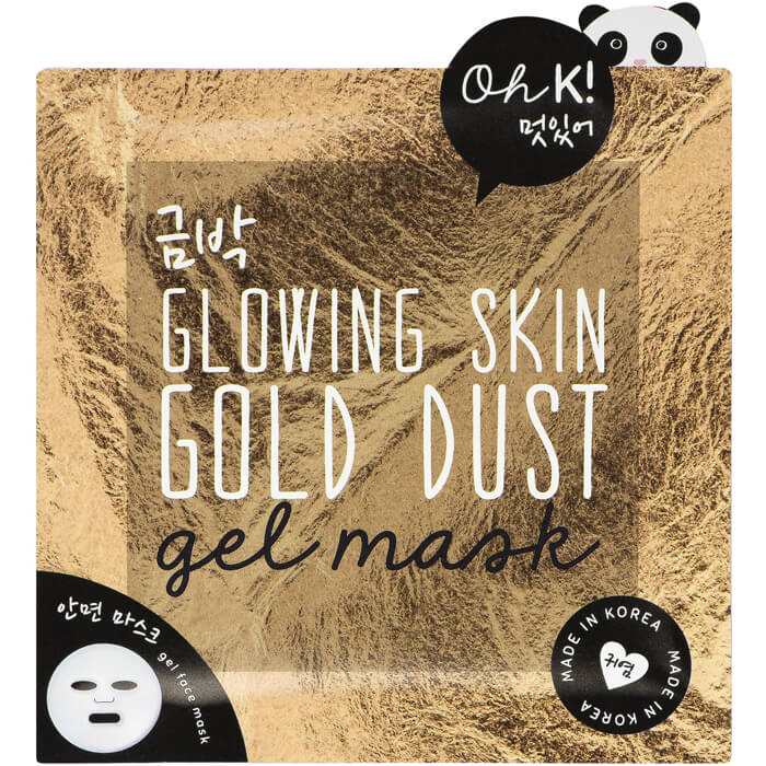 OH K! Glowing Skin Gold Dust Gel Gesichtsmaske