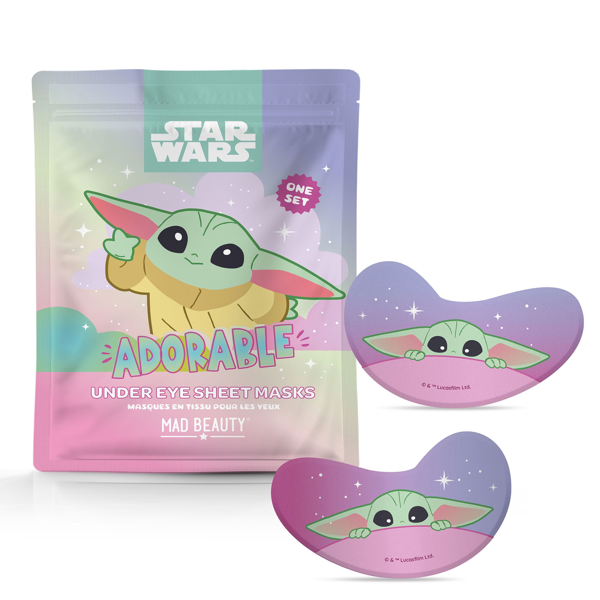 Grogu Galaxy Under-Eye-Masken Lifestyle-Anwendung