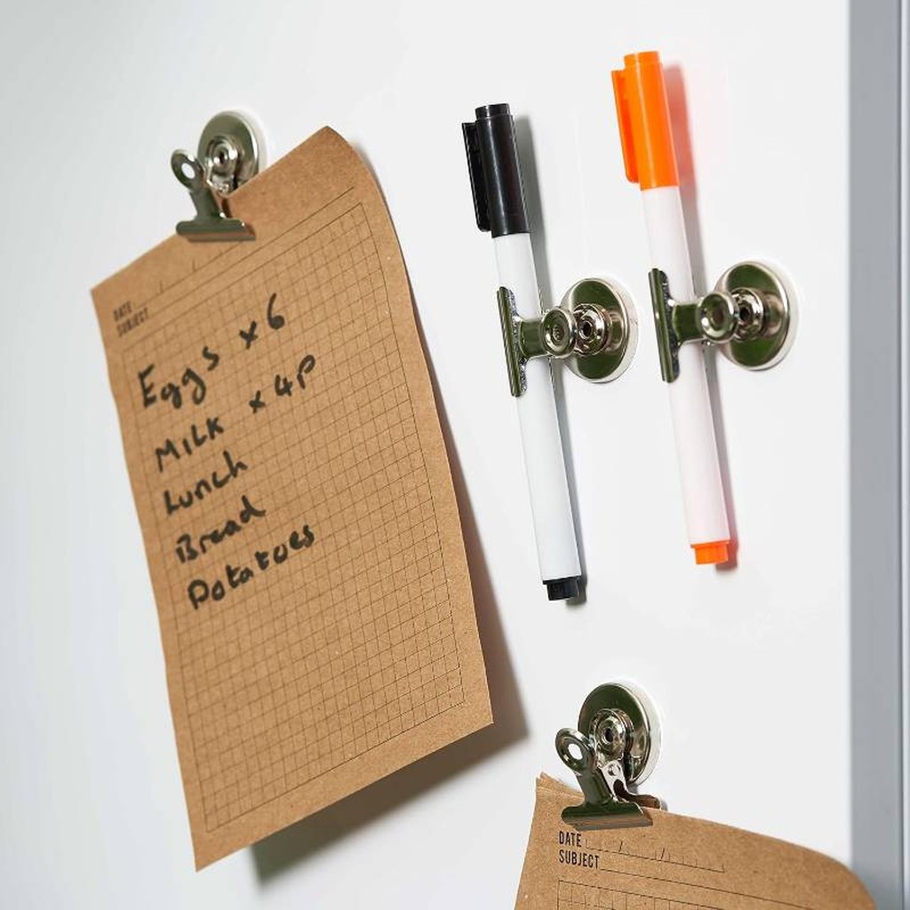 12 magnetische Briefklemmen