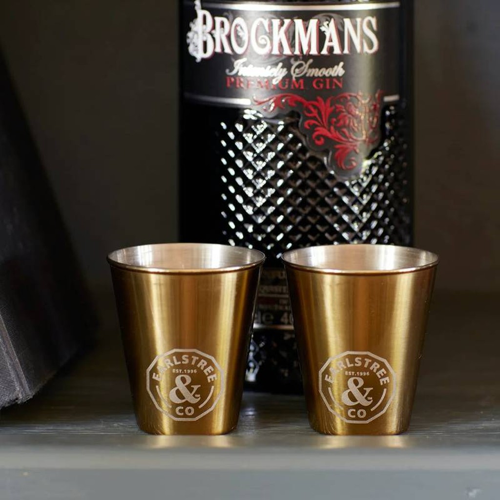 Earlstree and Co Edelstahl Shotgläseer Geschenkset