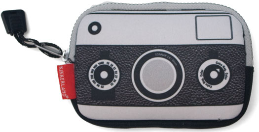 Housse pour appareil photo rétro - Noir