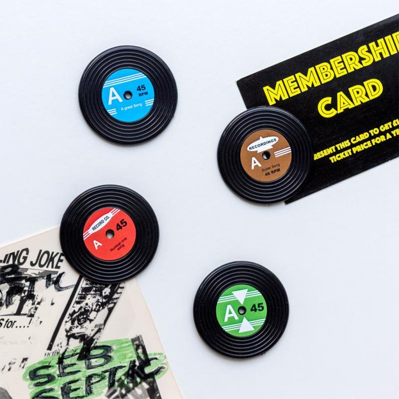 Schallplatten Magnet-Set