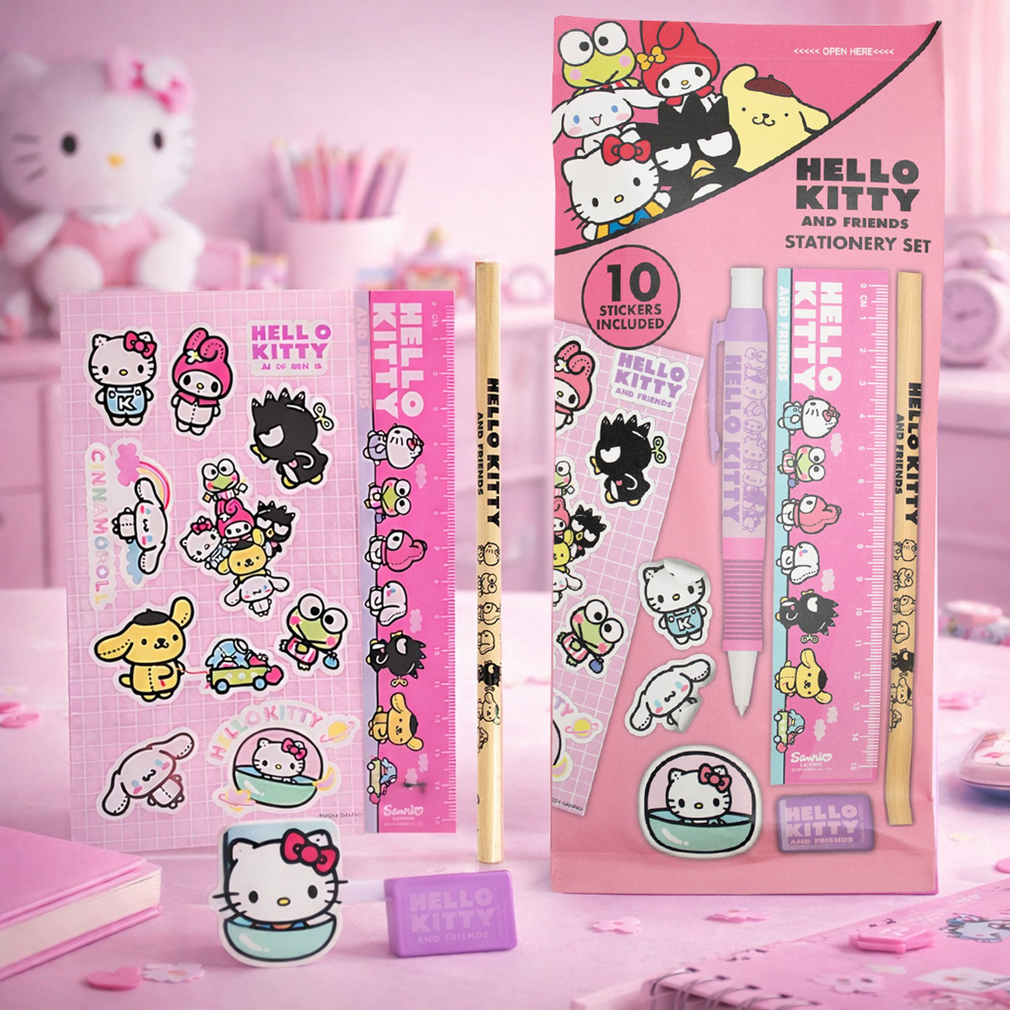 Hello Kitty Stationery Set 6-piece