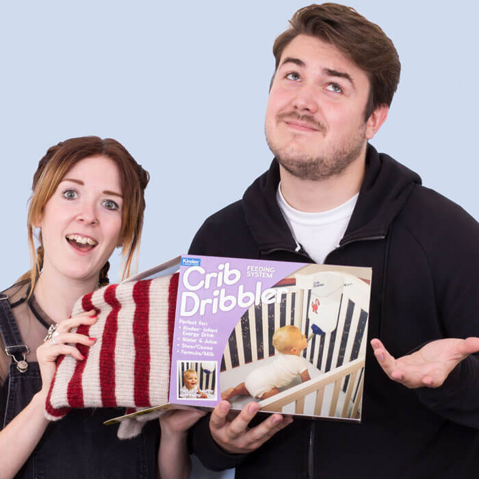 Prank Gift Box Crib Dribbler