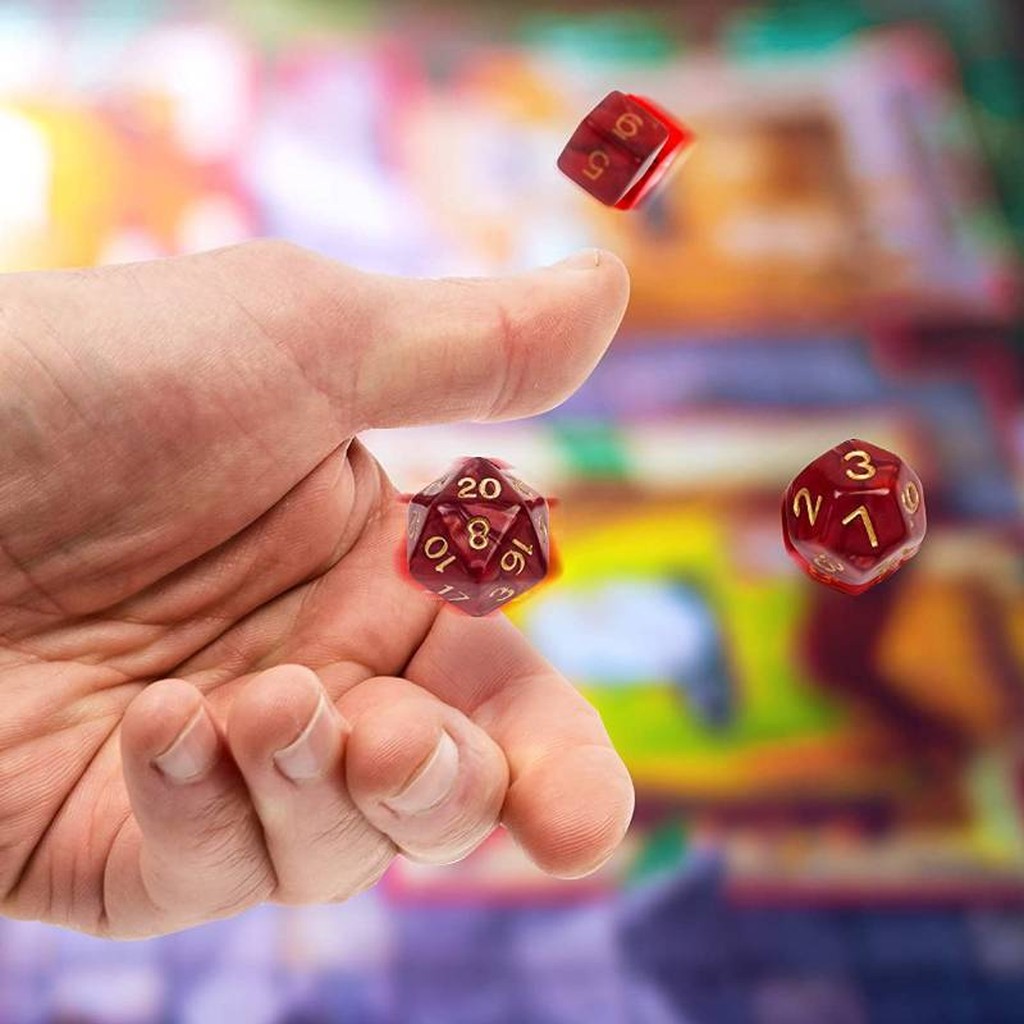 10 Sets mit je 7 Polyedrischen Würfeln für Rollenspiele