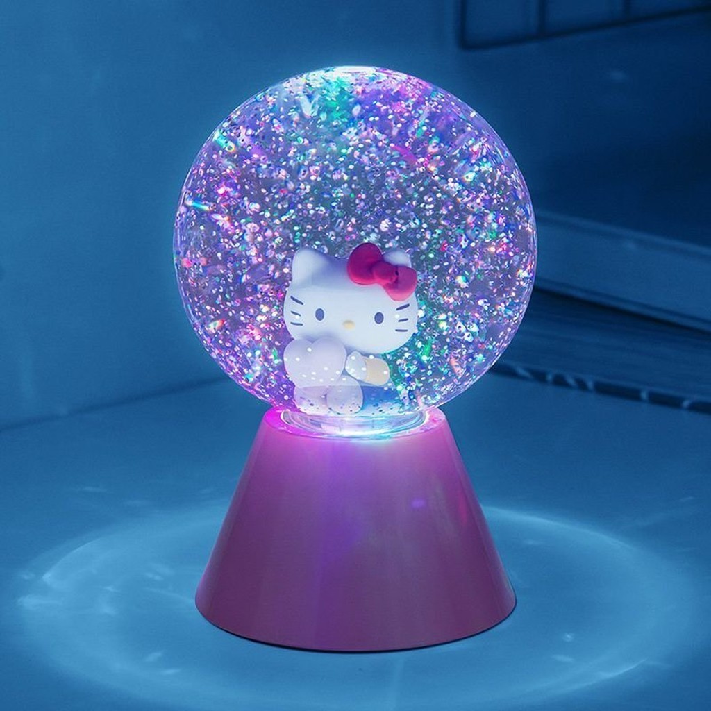 Lampe à paillettes Hello Kitty