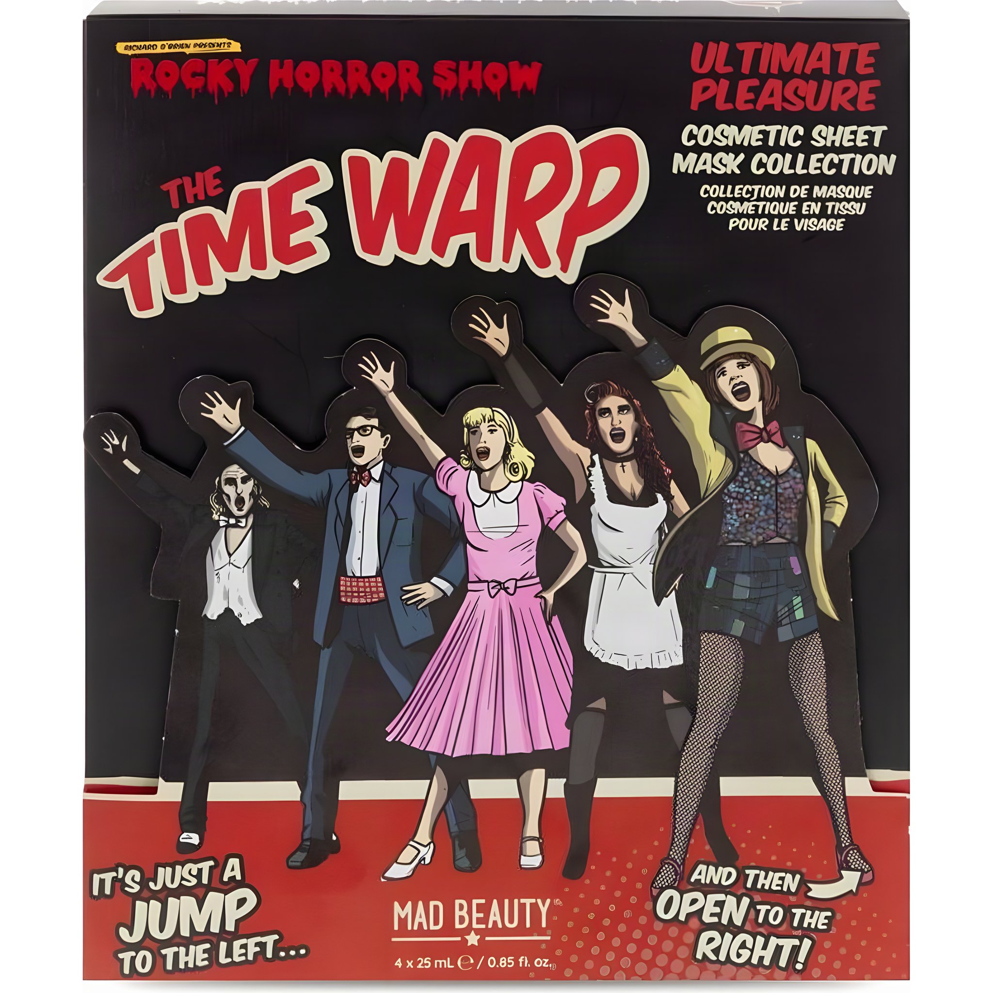 Mad Beauty Rocky Horror Show Kosmetik-Tuchmasken-Kollektion