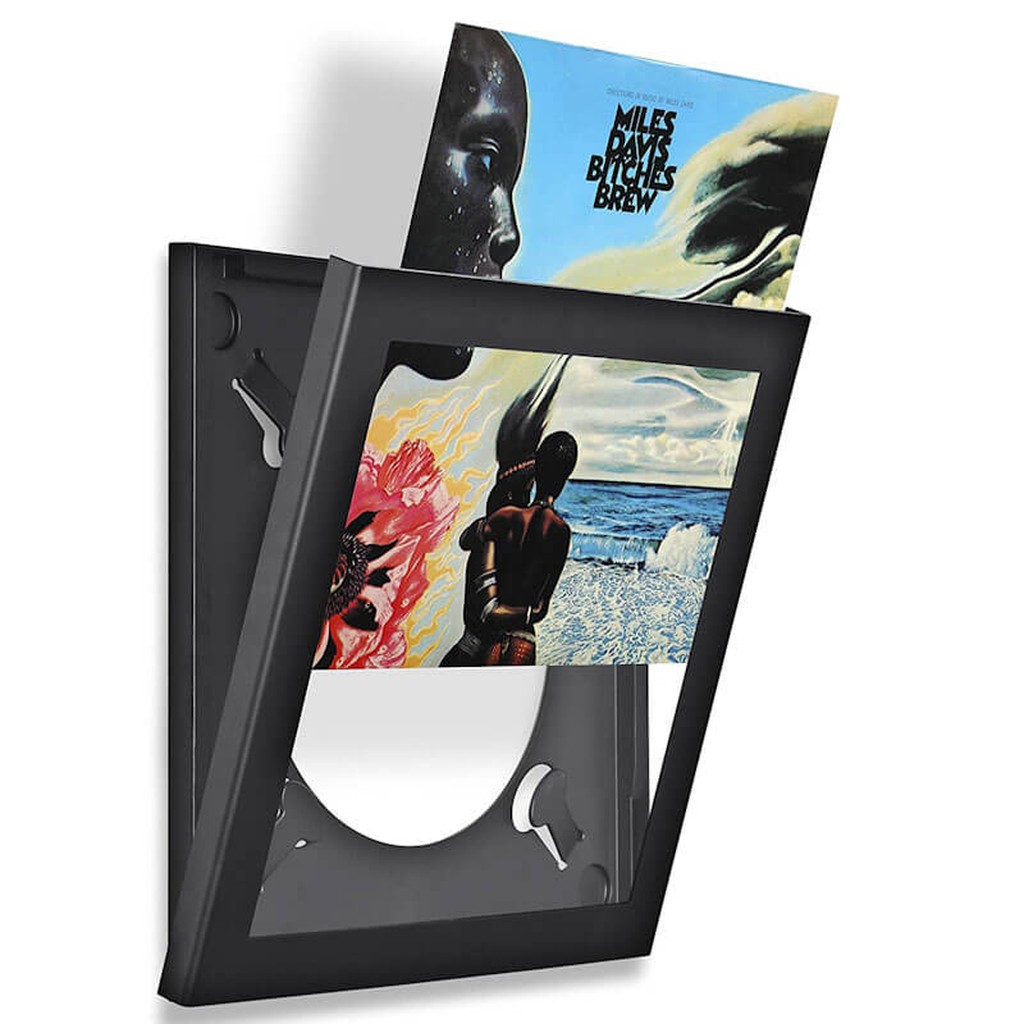 Schallplatten Rahmen von Show &amp; Listen Schwarz