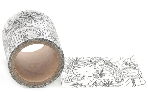 Washi Tape zum Ausmalen